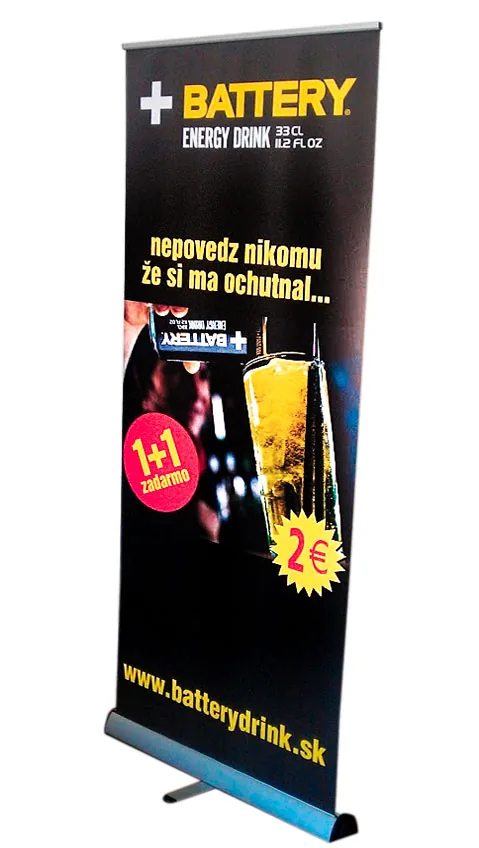 Rollup 80 × 200 cm s LED podsvietením